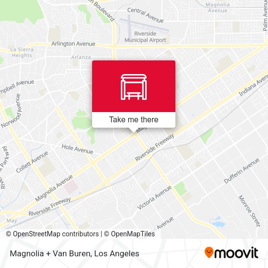 Mapa de Magnolia + Van Buren