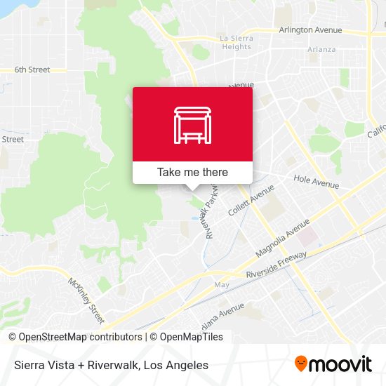 Sierra Vista + Riverwalk map