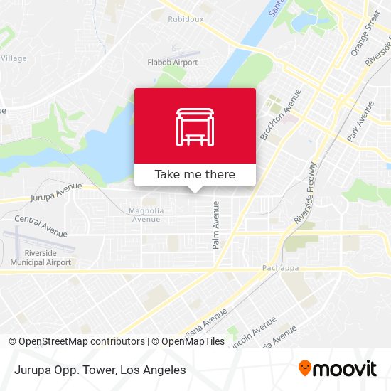 Mapa de Jurupa Opp. Tower