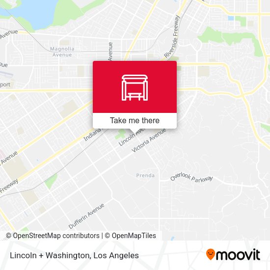 Mapa de Lincoln + Washington