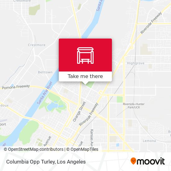 Mapa de Columbia Opp Turley