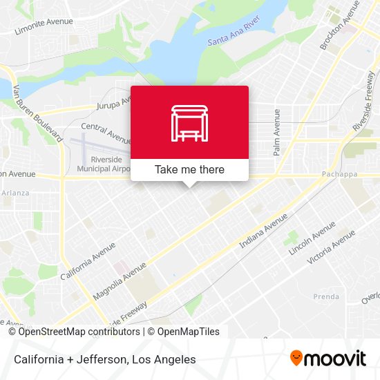 California + Jefferson map