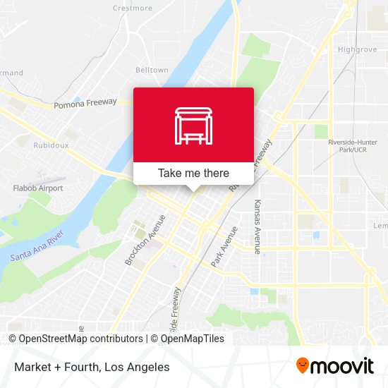 Market + Fourth map