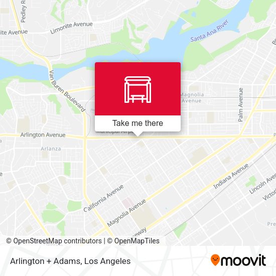 Mapa de Arlington + Adams