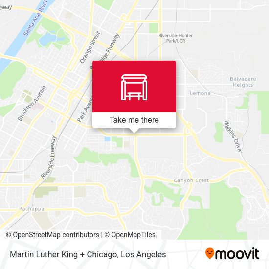 Martin Luther King + Chicago map