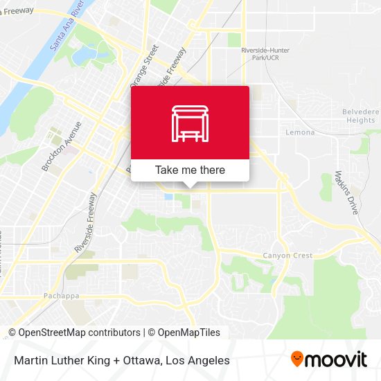 Martin Luther King + Ottawa map