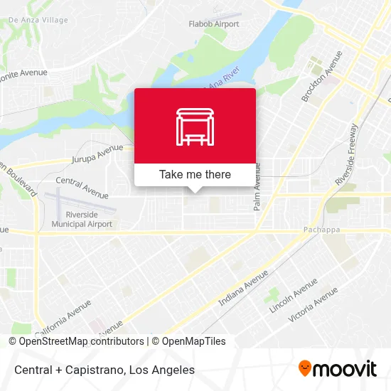 Central + Capistrano map