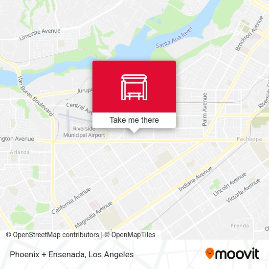 Phoenix + Ensenada map