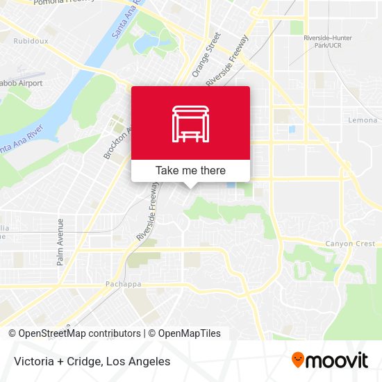 Victoria + Cridge map