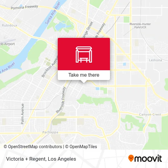 Victoria + Regent map