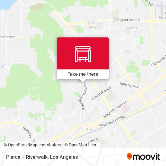 Pierce + Riverwalk map