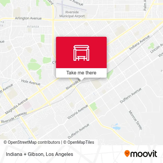 Indiana + Gibson map