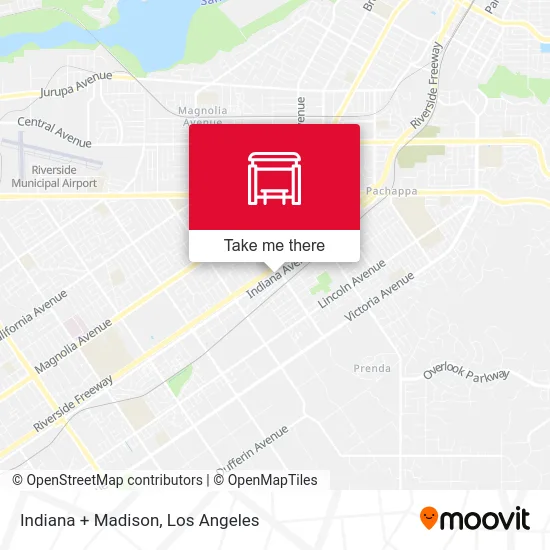 Indiana + Madison map