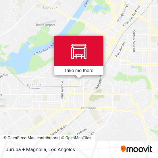 Jurupa + Magnolia map