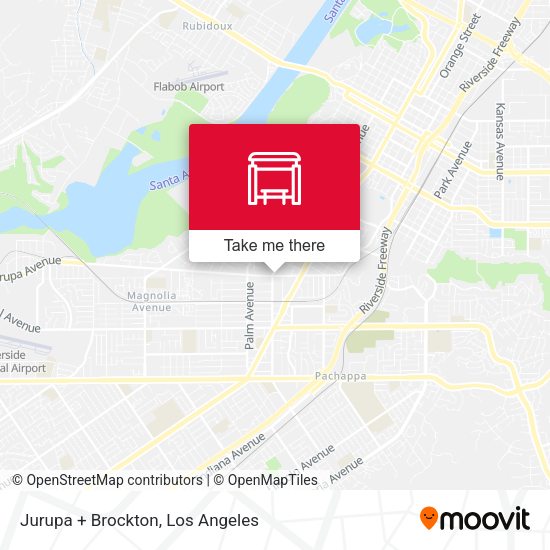 Jurupa + Brockton map