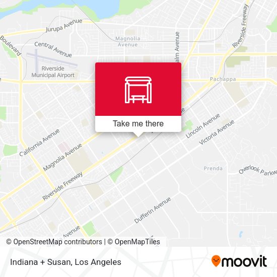 Mapa de Indiana + Susan