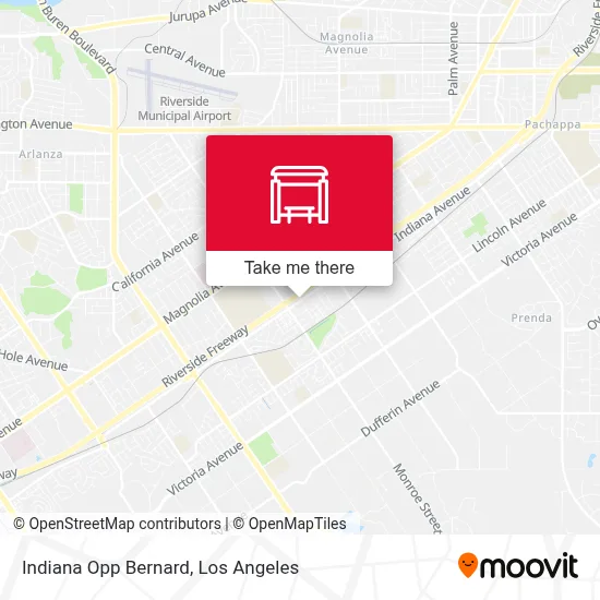 Indiana Opp Bernard map