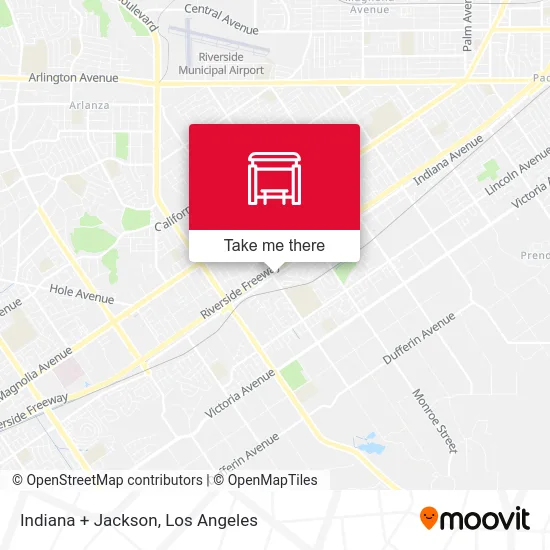 Indiana + Jackson map