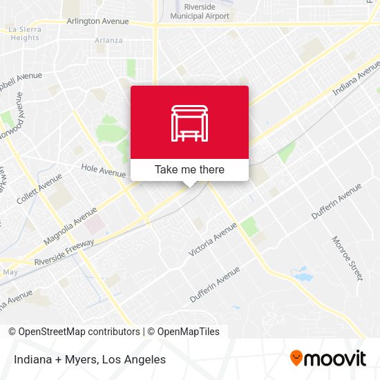Mapa de Indiana + Myers