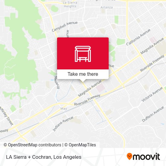 LA Sierra + Cochran map