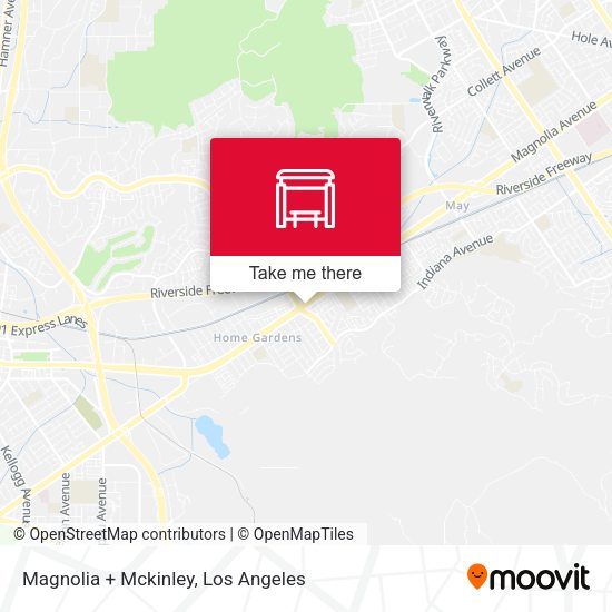 Mapa de Magnolia + Mckinley