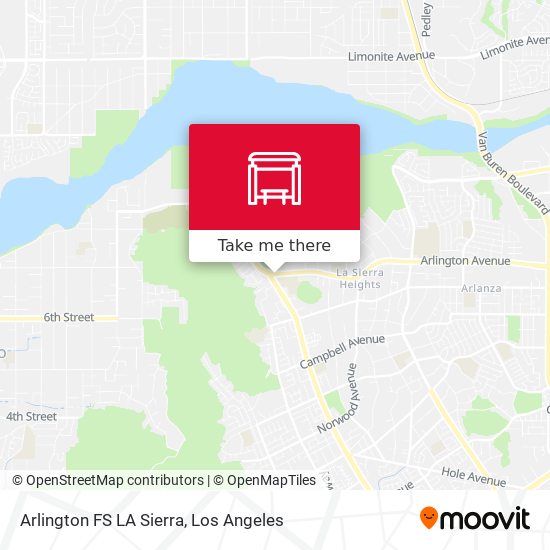 Mapa de Arlington FS LA Sierra