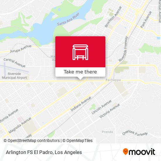 Arlington FS El Padro map