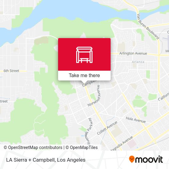 LA Sierra + Campbell map