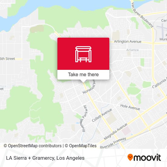 LA Sierra + Gramercy map