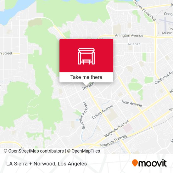 LA Sierra + Norwood map
