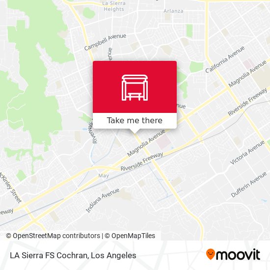 LA Sierra FS Cochran map
