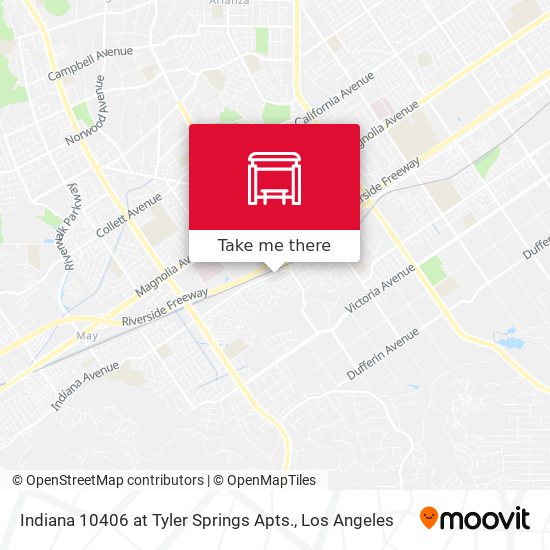 Indiana 10406 at Tyler Springs Apts. map