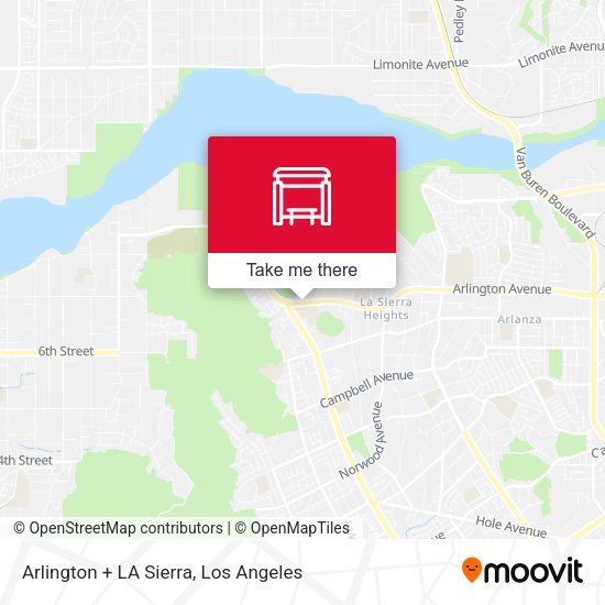 Arlington + LA Sierra map