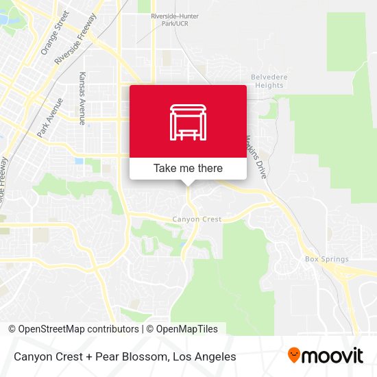 Mapa de Canyon Crest + Pear Blossom