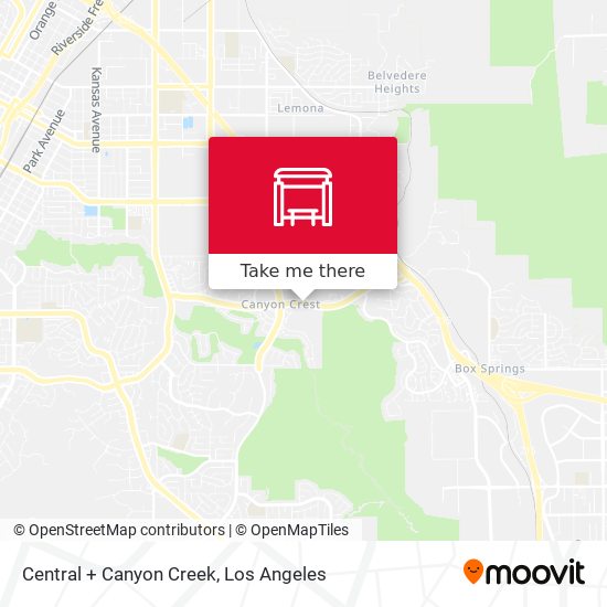 Mapa de Central + Canyon Creek