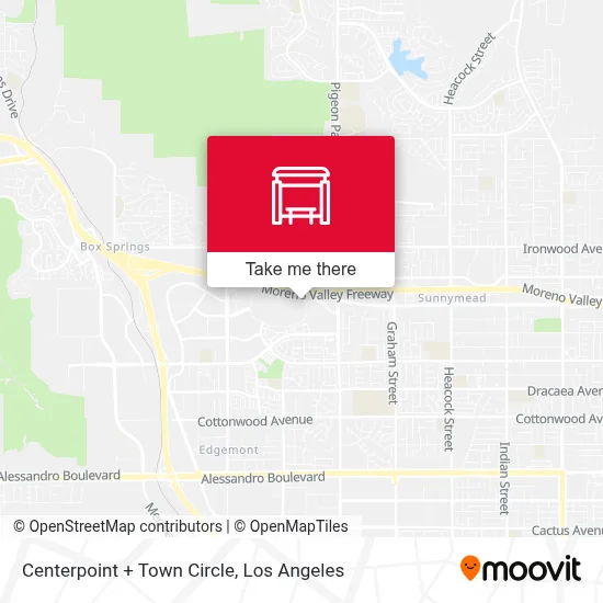 Centerpoint + Town Circle map