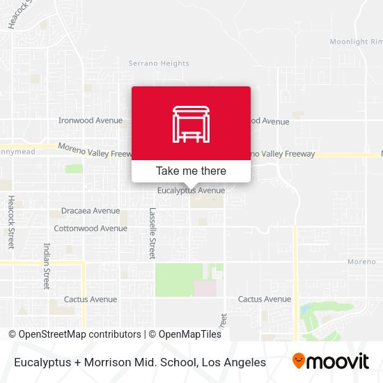 Eucalyptus + Morrison Mid. School map