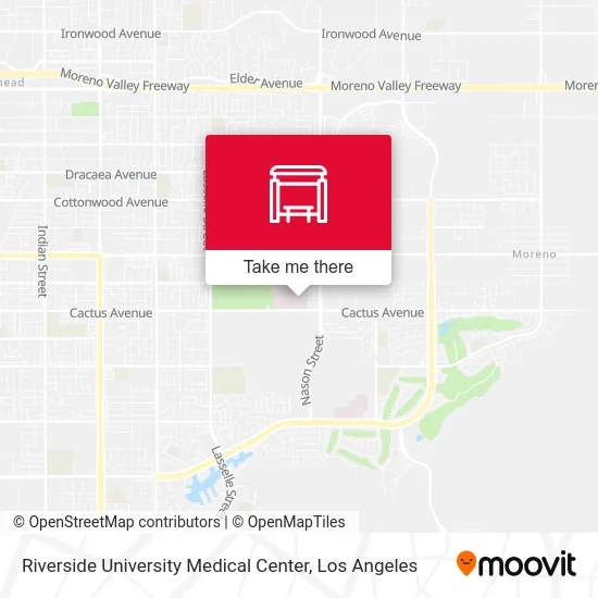 Riverside University Medical Center map