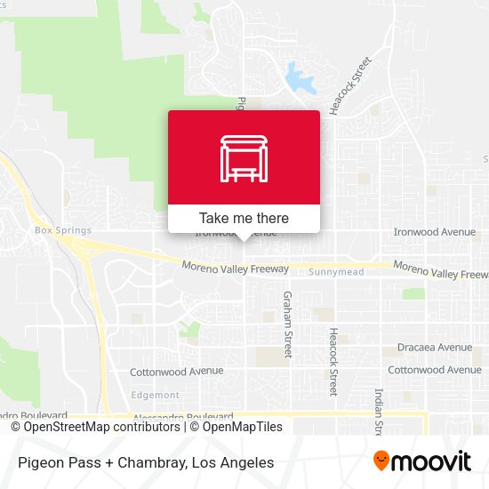 Mapa de Pigeon Pass + Chambray