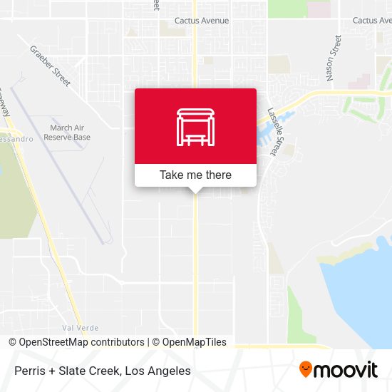 Perris + Slate Creek map