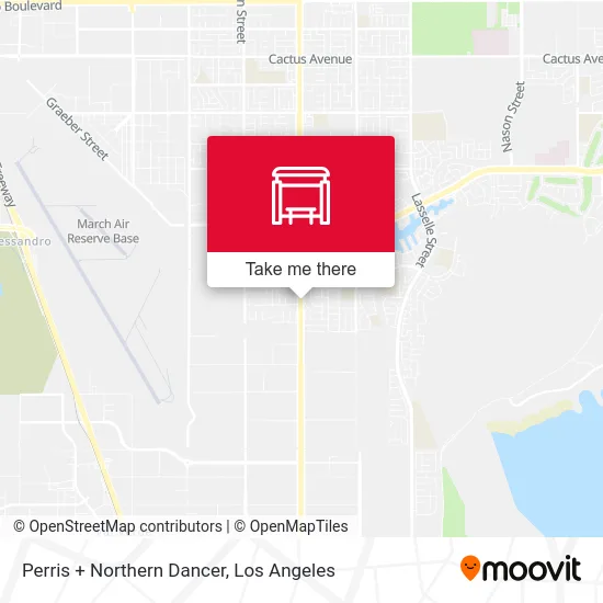 Perris + Northern Dancer map