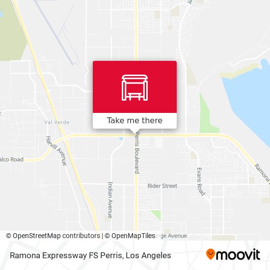 Mapa de Ramona Expressway FS Perris