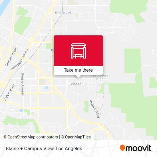 Mapa de Blaine + Campus View