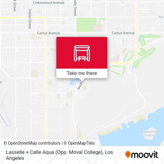 Lasselle + Calle Aqua (Opp. Moval College) map