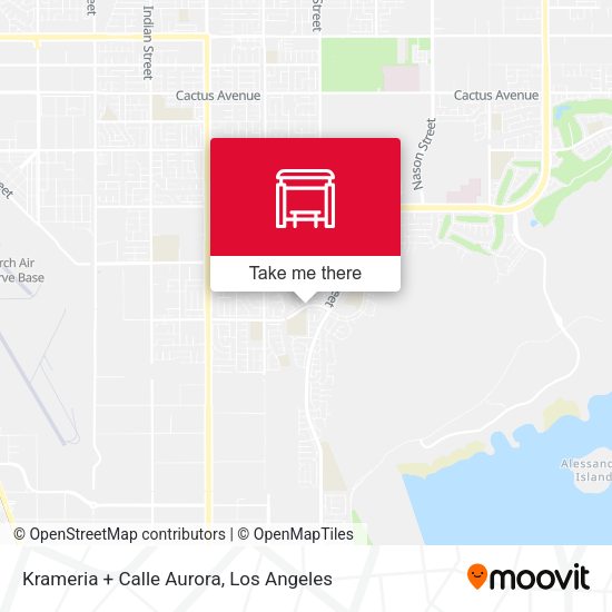 Krameria + Calle Aurora map