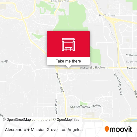 Alessandro + Mission Grove map