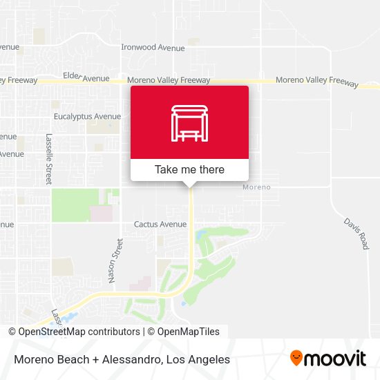 Moreno Beach + Alessandro map