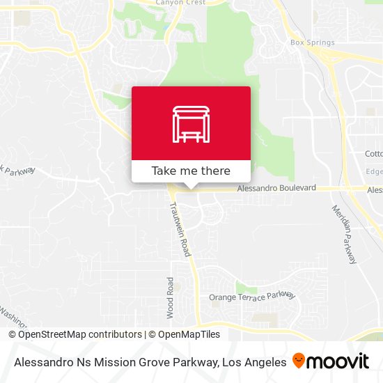 Mapa de Alessandro Ns Mission Grove Parkway