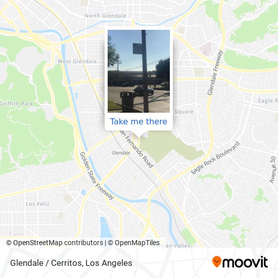 Glendale / Cerritos map