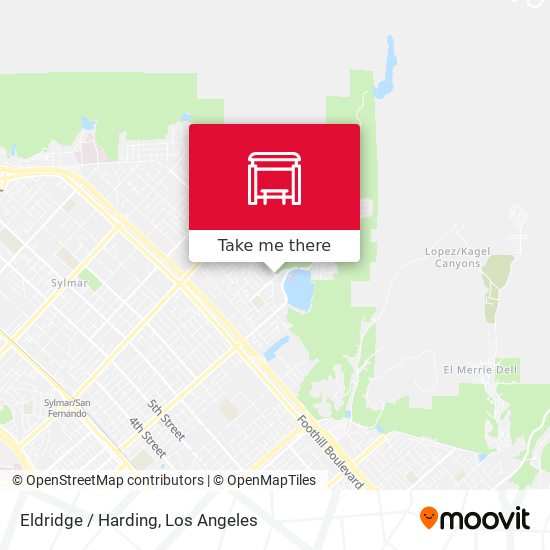 La Mission College Map How To Get To Eldridge / Harding In Sylmar, La By Bus?